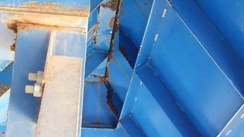 滋賀県甲賀市信楽町で砕石プラント設備に営巣したキイロスズメバチの蜂の巣駆除