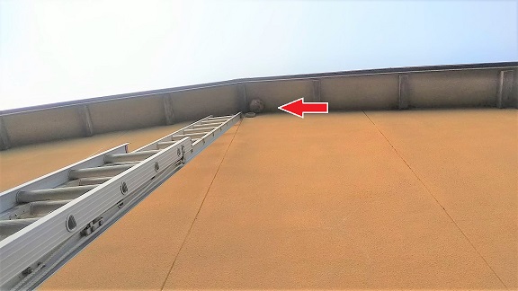 大阪府高槻市で２階軒下に営巣したキイロスズメバチの蜂の巣駆除